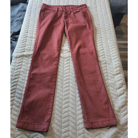 7 For All Mankind Denim - 7 For All Mankind Carol Emilio Pucci Jeans Red Size 28
